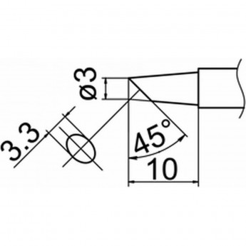 Наконечник HAKKO T12-BCF3Z Наконечник HAKKO T12-BCF3Z
