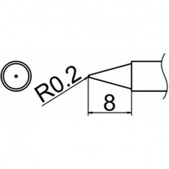 Наконечник HAKKO T12-BZ Наконечник HAKKO T12-BZ