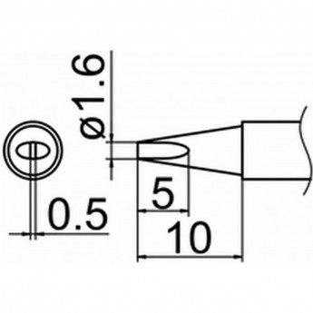 Наконечник HAKKO T12-D16Z