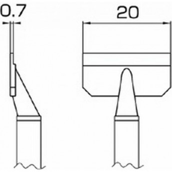 Наконечник HAKKO T8-1010 Наконечник HAKKO T8-1010