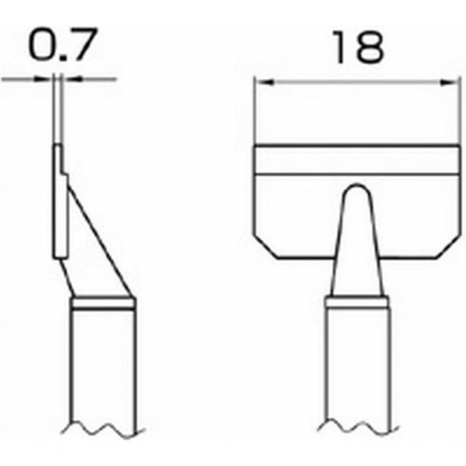 Наконечник HAKKO T8-1012 Наконечник HAKKO T8-1012